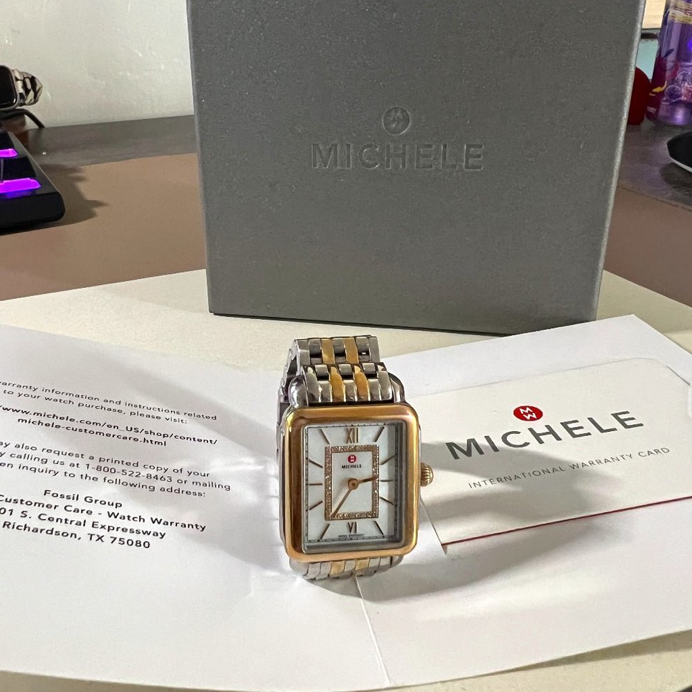 Michele Deco II Watch Two Tone MW06100C9963